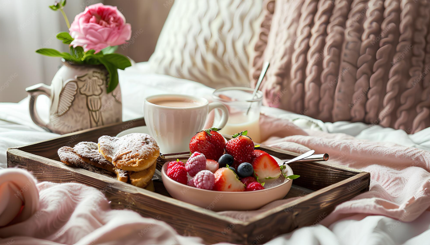 breakfast in bed image